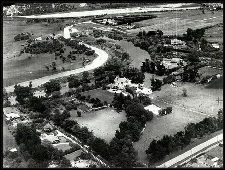 Oblique Aerial Photographs of Caccia Birch House, 1940