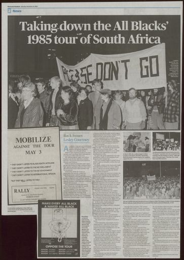 Back Issues: Taking down the All Blacks' 1985 tour of South Africa