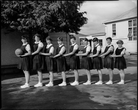 Netball Team, Palmerston North Technical High School - Resource cover image
