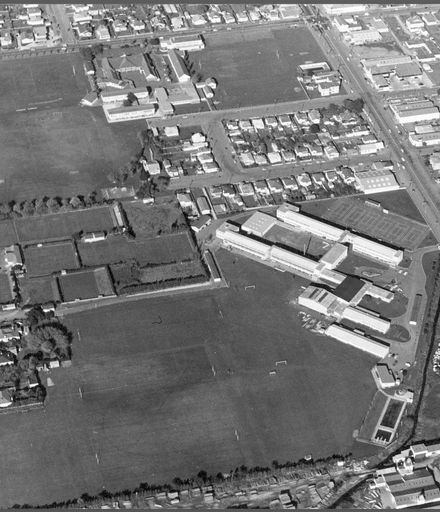 Aerial of Queen Elizabeth College School Grounds