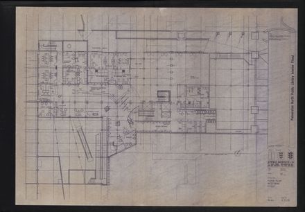 Architectural Plans of the redevelopment of the C M Ross building into the Palmerston North City Library 12