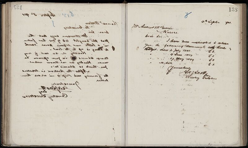 Outwards Correspondence of the Palmerston North Cemetery Trustees, 1898 -1902 165