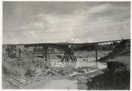 Collapsed Longburn Rail Bridge