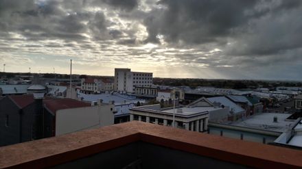 West facing view from Palmerston North Central Library