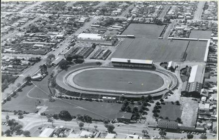 Aerial View of the Showgrounds, Palmerston North - Resource cover image