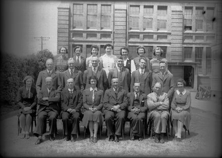 Group of Adults, Palmerston North Technical High School