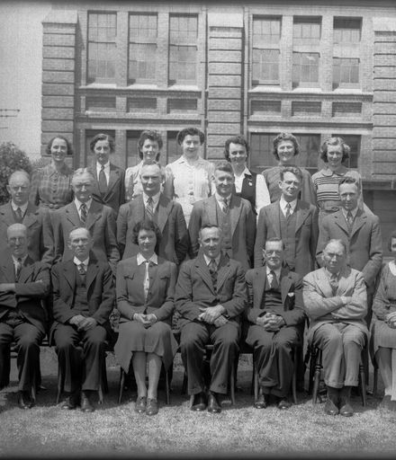 Group of Adults, Palmerston North Technical High School