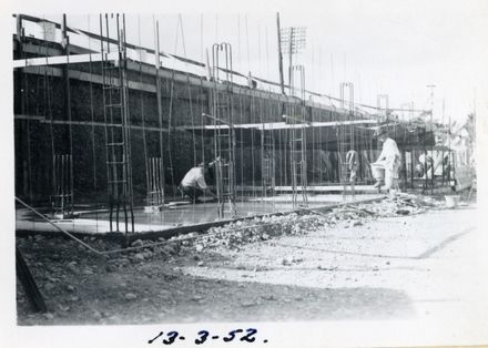 Construction of Grandstands, Memorial Park
