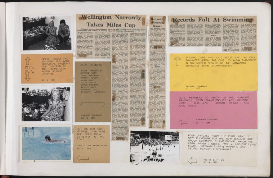 PN Amateur Swimming Club archive book