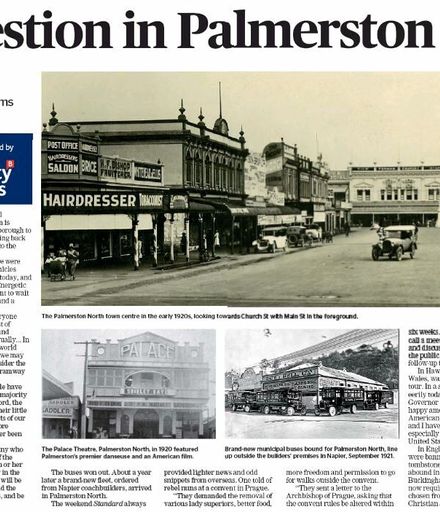 Memory Lane - "A big question in Palmerston North"