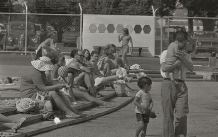 People at the Lido Pool