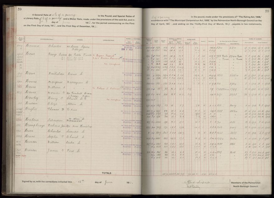 Rate book, 1912-1913 - 2021Pa_PNC2-23-2-V20_034001-0062