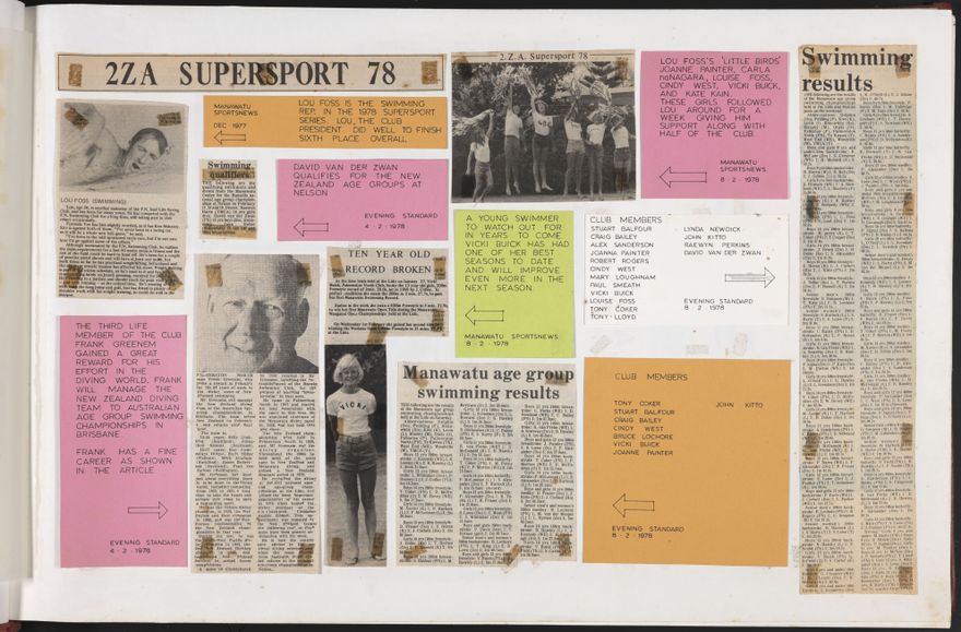 PN Amateur Swimming Club archive book