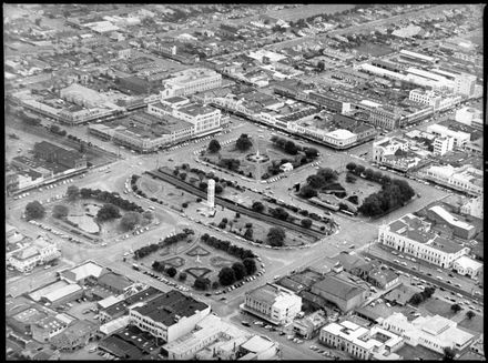 Page 1: Aerial View of the Square and Main Street East