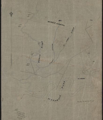 Plan of Lower Aorangi River