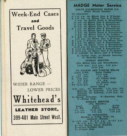 Page 14: Bus, Baths and Library Timetable