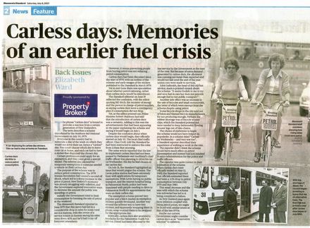 Back Issues: Carless days: Memories of an earlier fuel crises