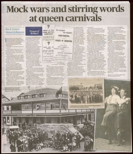 Back Issues:  Mock wars and stirring words at queen carnivals