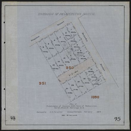 Survey Plans (subdivisions) 1902 - 1939