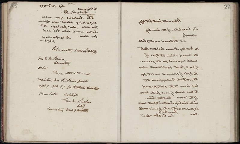 Outwards Correspondence of the Palmerston North Cemetery Trustees, 1898 -1902 54