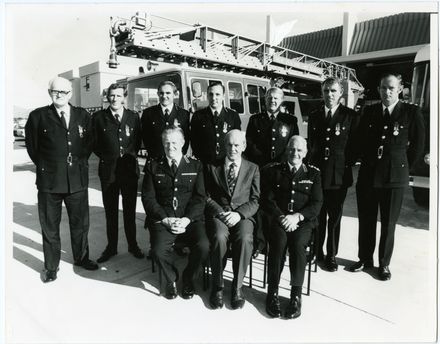 Fire Service Group at Palmerston North Fire Station
