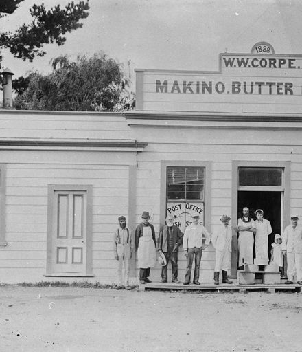 WW Corpe's Butter & Cheese Factory and employees, Makino