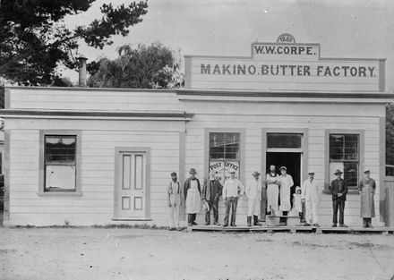 WW Corpe's Butter & Cheese Factory and employees, Makino