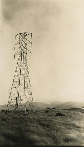 Main transmission lines from Mangahao Electric Power Station to Khandallah Substation