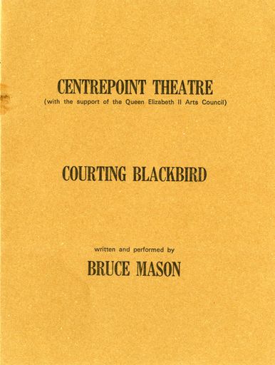 Courting Blackbird - Centrepoint Theatre programme