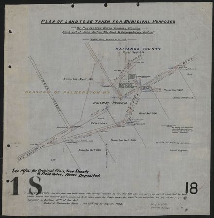 Survey Plans (subdivisions) 1902 - 1939