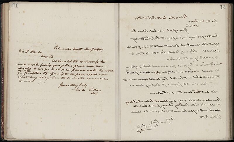 Outwards Correspondence of the Palmerston North Cemetery Trustees, 1898 -1902 41