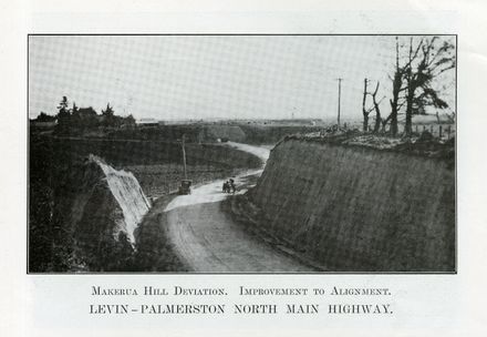 Makerua Hill Deviation. Improvement to Alignment. Levin - Palmerston North Main Highway