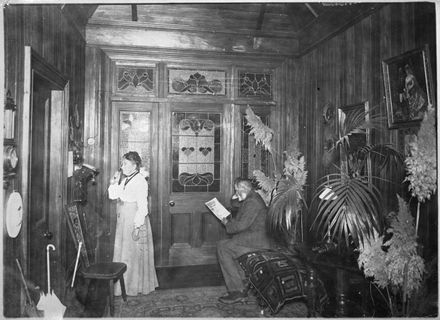 Hallway of unidentified residence