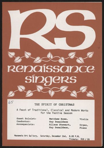 Renaissance Singers Christmas Concert