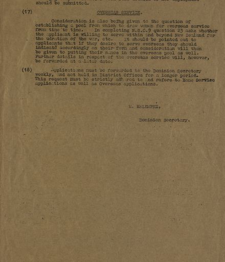 Women's War Service Auxiliary Memorandum No. 39 Page 3