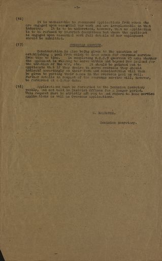 Women's War Service Auxiliary Memorandum No. 39 Page 3