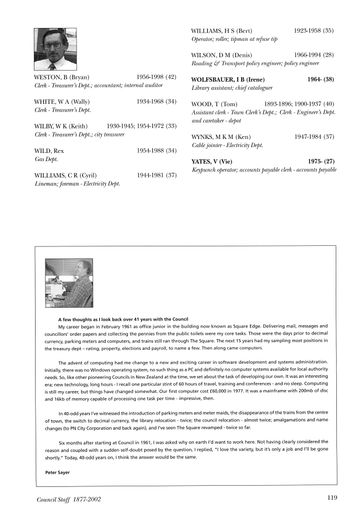 Council and Community: 125 Years of Local Government in Palmerston North 1877-2002 - Page 129