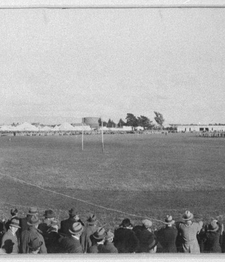 Rugby game at the Palmerston North Showgrounds