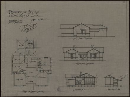 Plans for a Residence at Sandon
