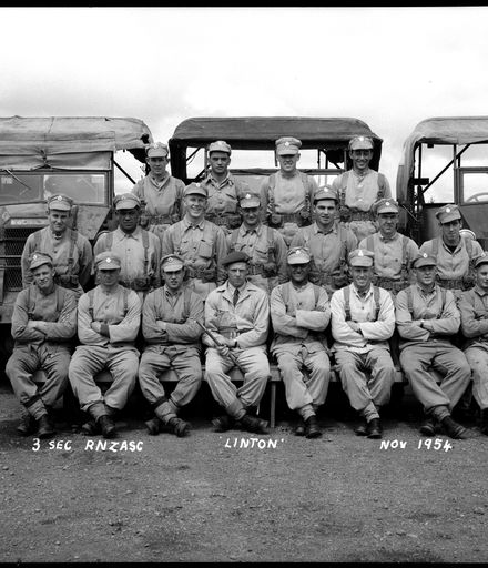 3rd Section, Royal New Zealand Army Service Corp, 14th Intake, Central District Training Depot, Linton