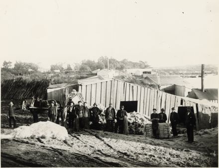 Staff at Emu Flaxmill, Foxton