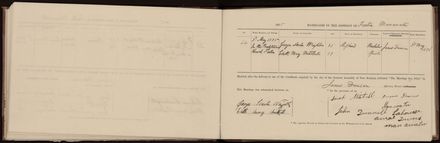 Marriage register 1870 - 1880