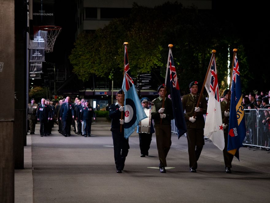 Dawn Service on Anzac Day 2021