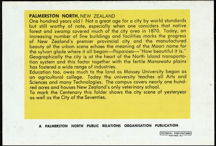 Centennial Book of Views around Palmerston North, 1870s-1970s 12