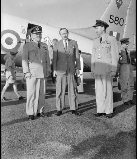 "Greeting a Distinguished Visitor" - at Ohakea