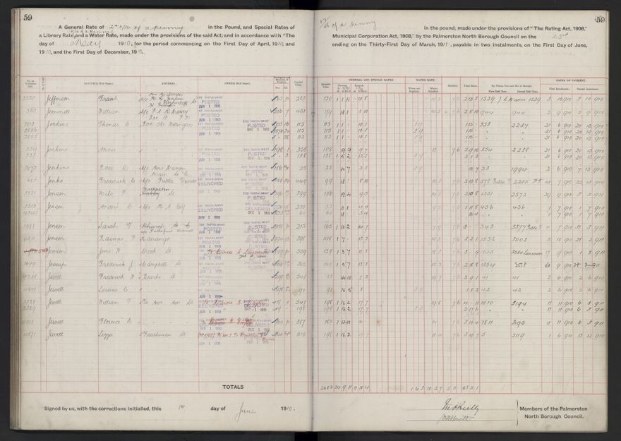 Rate book, 1910-1911 - 2021Pa_PNCC2-23-2-V18_033999-0062