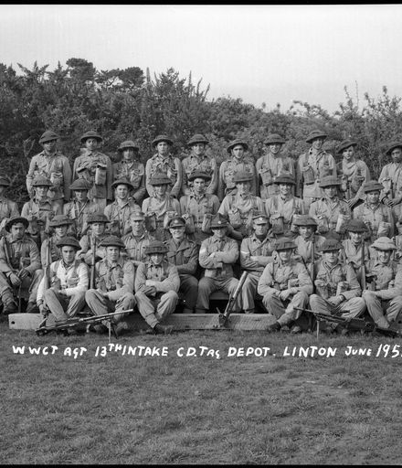 3rd Platoon, WWCT Regiment, 13th Intake, Central District Training Depot, Linton