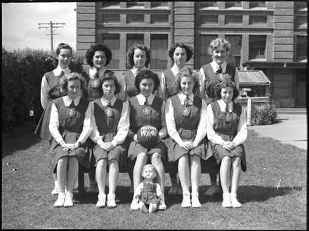 'A' basketball team, Palmerston North Technical High School