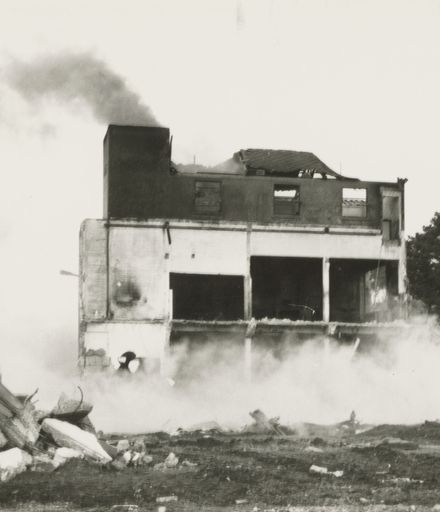 Demolition of Abattoir, Maxwells Line