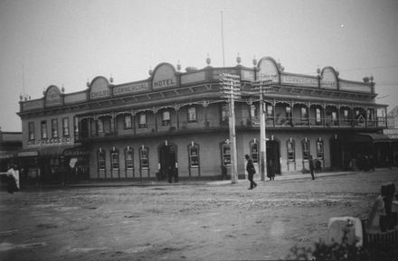 Second Commercial Hotel, corner of Main Street west and The Square